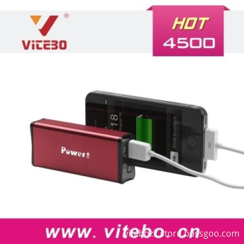 pocket portable cell phone battery charger 5200mah